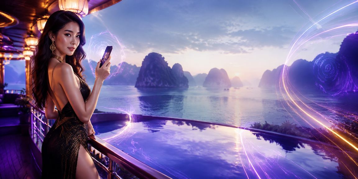 Vịnh Hạ Long với ánh neon esports gợi ý thói quen xem giải đấu buổi tối