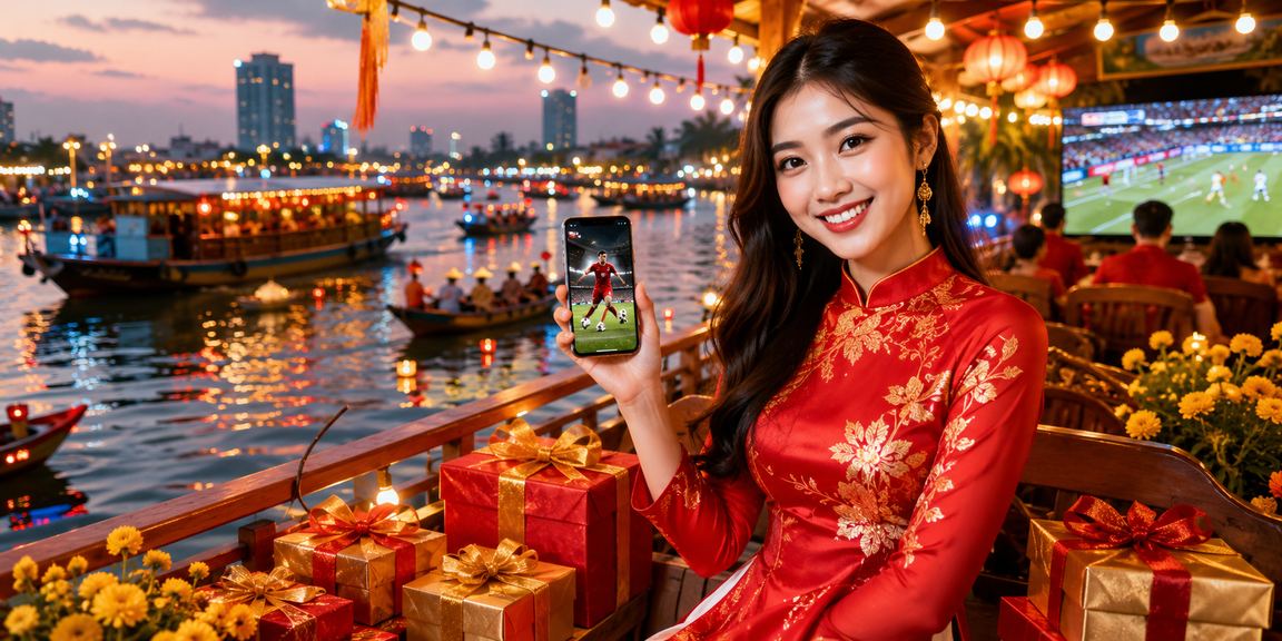 Khung cảnh Mekong với chủ đề cá cược thể thao và hỗ trợ người dùng